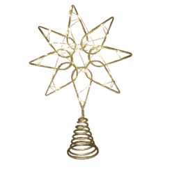 Gold Octagram Star - Tree Topper - 13 Inch 27 Gold Octagram Star - Tree Topper - 13 Inch -Northlight Shop 106207096758640 2