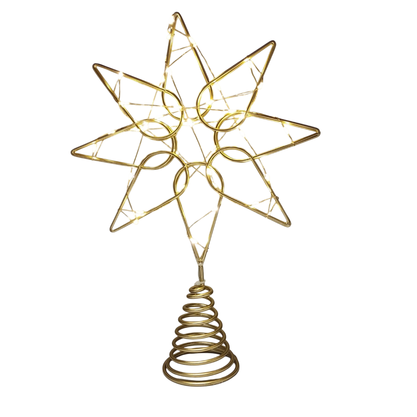 Gold Octagram Star - Tree Topper - 13 Inch 3 Gold Octagram Star - Tree Topper - 13 Inch