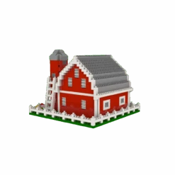 Mini Building Blocks - Farm Series - Barn With Fence -Northlight Shop 106207107768688 1