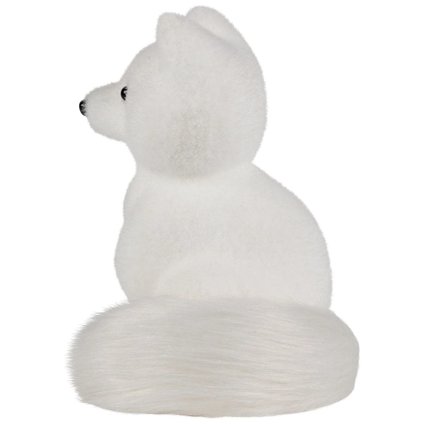 Northlight Sitting Artic Fox Pup Christmas Figurine - 7.5" White 8 Northlight Sitting Artic Fox Pup Christmas Figurine - 7.5" White - Image 6