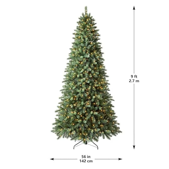9ft. Pre-Lit Rothwell Fir Realistic Artificial Christmas Tree, Warm White LED Lights By Ashland® 11 9ft. Pre-Lit Rothwell Fir Realistic Artificial Christmas Tree, Warm White LED Lights By Ashland® - Image 9