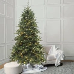 7.5ft. Pre-Lit Windsor Spruce Artificial Christmas Tree, Color Changing LED Lights By Ashland®