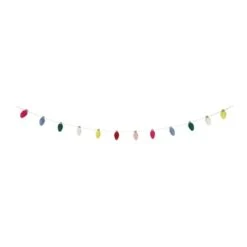 6ft. Multicolor Fabric Bulbs Garland By Ashland®