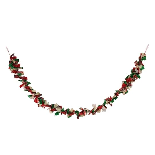 6ft. Fabric Christmas Garland By Ashland® 3 6ft. Fabric Christmas Garland By Ashland®