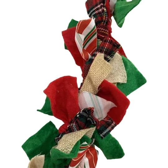 6ft. Fabric Christmas Garland By Ashland® 5 6ft. Fabric Christmas Garland By Ashland® - Image 3