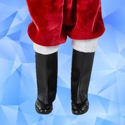 Burgundy Deluxe Santa Costume With Plush Trim And Deep Outside Satin-Lined Pockets 35 Burgundy Deluxe Santa Costume With Plush Trim And Deep Outside Satin-Lined Pockets -Northlight Shop 111211564121008 2