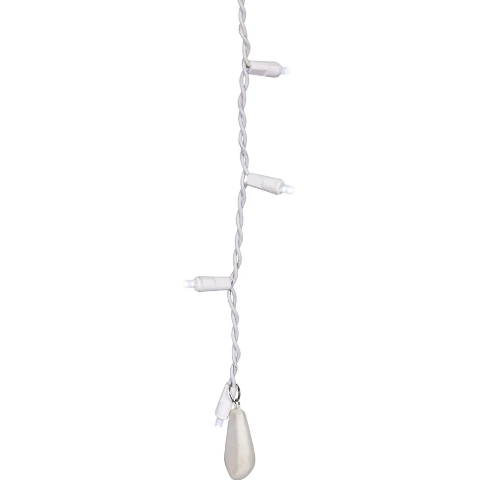 Vickerman White Icicle Curtain Light Weight 10/Bag 5 Vickerman White Icicle Curtain Light Weight 10/Bag - Image 3