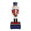 Northlight Nutcracker Drummer Animated And Musical Christmas Figure - 12" - Red And Navy 1 Northlight Nutcracker Drummer Animated And Musical Christmas Figure - 12" - Red And Navy -Northlight Shop 1152950182488695456