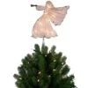 Northlight 10" Gold Angel Tree Topper, Warm White Lights 2 Northlight 10" Gold Angel Tree Topper, Warm White Lights -Northlight Shop 1152950182533784224