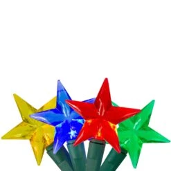 Hofert LED M5 Stars Mini Christmas Lights - Multi-Color - 8 Ft Green Wire - 25ct 7 Hofert LED M5 Stars Mini Christmas Lights - Multi-Color - 8 Ft Green Wire - 25ct -Northlight Shop 1153284957860127392 2