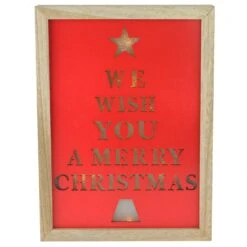 Northlight 11.75" Red And Brown Christmas LED Battery Operated Wall Decoration 17 Northlight 11.75" Red And Brown Christmas LED Battery Operated Wall Decoration -Northlight Shop 1153284958833611424 2