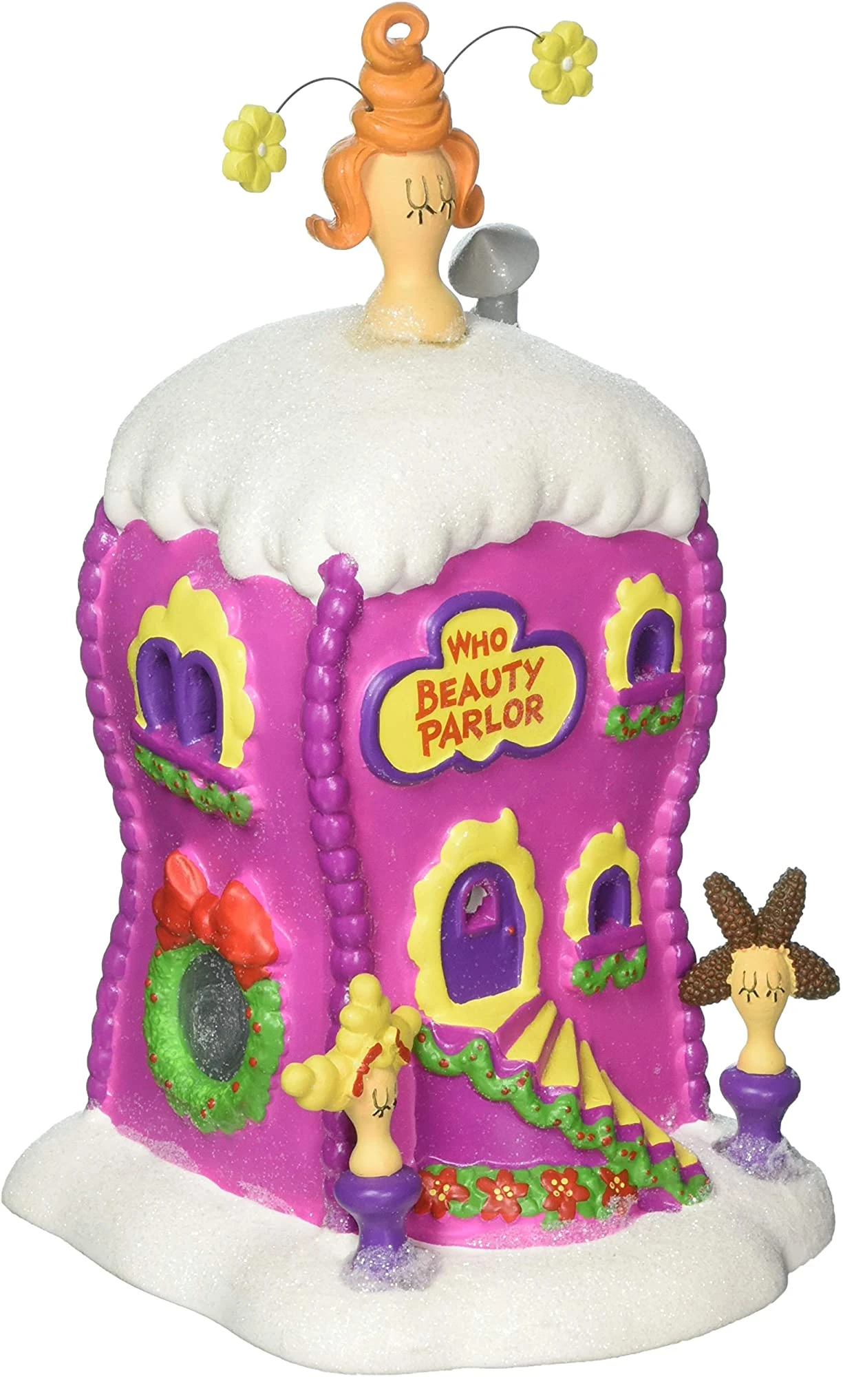 Department 56 Dept 56 Dr Suess The Grinch Who La La Boutique Lighted Christmas Building #4059422 Pink 4 Department 56 Dept 56 Dr Suess The Grinch Who La La Boutique Lighted Christmas Building #4059422 Pink - Image 2