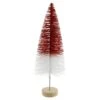 Northlight Glittered Bottlebrush Christmas Tree - 12" - Red And White 2 Northlight Glittered Bottlebrush Christmas Tree - 12" - Red And White -Northlight Shop 1153301796716667552