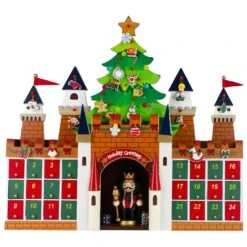 Northlight 20.5" Nutcracker Castle Christmas Advent Calendar Decoration Green 15 Northlight 20.5" Nutcracker Castle Christmas Advent Calendar Decoration Green -Northlight Shop 1153394048736773344