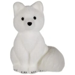 Northlight Sitting Artic Fox Pup Christmas Figurine - 7.5" White 12 Northlight Sitting Artic Fox Pup Christmas Figurine - 7.5" White -Northlight Shop 1153409544175528848