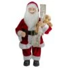 Northlight Standing Santa With Teddy Bear And List Christmas Figure - 24" Red 2 Northlight Standing Santa With Teddy Bear And List Christmas Figure - 24" Red -Northlight Shop 1153422313737020064