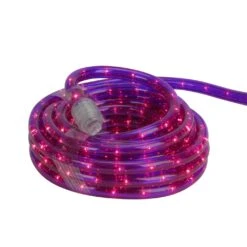 Northlight Flexible Outdoor Incandescent Christmas Rope Lights - Purple - 18' Clear Wire 9 Northlight Flexible Outdoor Incandescent Christmas Rope Lights - Purple - 18' Clear Wire -Northlight Shop 1153422314234569376