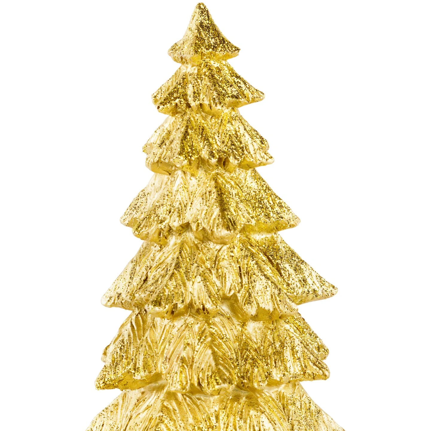 Northlight Metallic Woodland Layered Christmas Tree Decoration - 9.5" - Gold Finish 6 Northlight Metallic Woodland Layered Christmas Tree Decoration - 9.5" - Gold Finish - Image 4