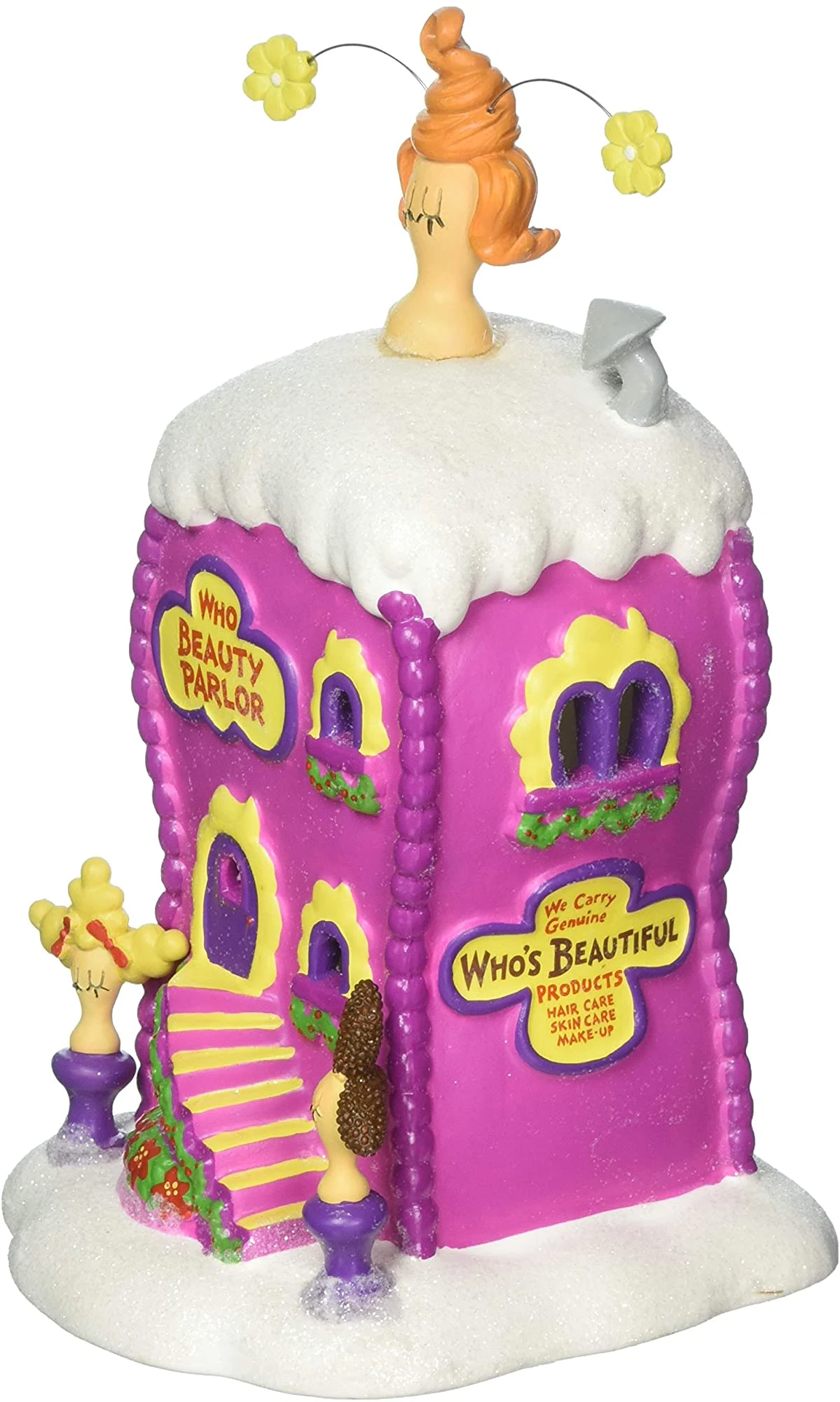 Department 56 Dept 56 Dr Suess The Grinch Who La La Boutique Lighted Christmas Building #4059422 Pink 7 Department 56 Dept 56 Dr Suess The Grinch Who La La Boutique Lighted Christmas Building #4059422 Pink - Image 5