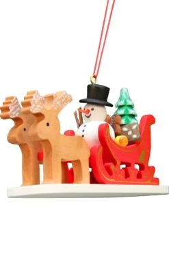 Ornmnt-Snwmn/Sled Each -Northlight Shop 132087035910560 1