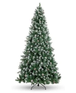 Perfect Holiday Frosted Oregon Fir With Snow Dusted Pine Cones 13 Perfect Holiday Frosted Oregon Fir With Snow Dusted Pine Cones -Northlight Shop 13967783021921 1