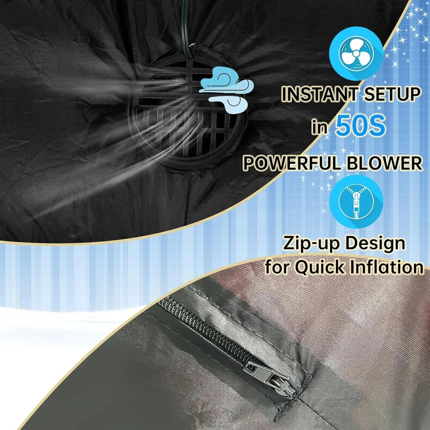 6FT Inflatables Santa Clauswith Built-in LED Light 18 6FT Inflatables Santa Clauswith Built-in LED Light - Image 16