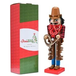 Ornativity Christmas Western Cowboy Nutcracker – Brown And Red Wooden Nutcracker Cow Boy With A Rope And Lasso Xmas Themed Holiday Nut Cracker Doll Figure Decorations 31 Ornativity Christmas Western Cowboy Nutcracker – Brown And Red Wooden Nutcracker Cow Boy With A Rope And Lasso Xmas Themed Holiday Nut Cracker Doll Figure Decorations -Northlight Shop 144118775642312265 1