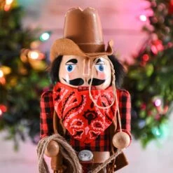 Ornativity Christmas Western Cowboy Nutcracker – Brown And Red Wooden Nutcracker Cow Boy With A Rope And Lasso Xmas Themed Holiday Nut Cracker Doll Figure Decorations 29 Ornativity Christmas Western Cowboy Nutcracker – Brown And Red Wooden Nutcracker Cow Boy With A Rope And Lasso Xmas Themed Holiday Nut Cracker Doll Figure Decorations -Northlight Shop 144120920319970889 1
