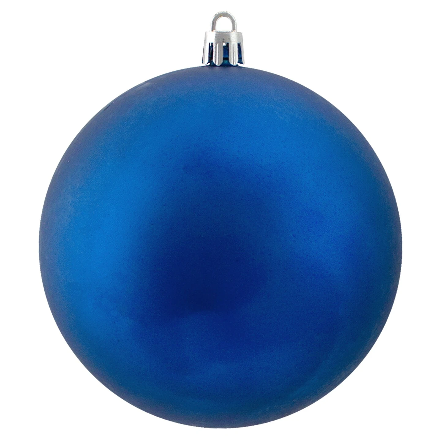 Northlight Shatterproof Matte Christmas Ball Ornaments - 4" (100mm) - Lavish Blue - 12ct 6 Northlight Shatterproof Matte Christmas Ball Ornaments - 4" (100mm) - Lavish Blue - 12ct - Image 4