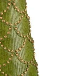 Northlight Christmas Tree Cone On Pedestal With Star Topper Decoration - 23" - Green -Northlight Shop 146227941426400