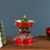Northlight Santa On Train Musical Christmas Carousel - 6" - Red And Gold -Northlight Shop 147832946763600