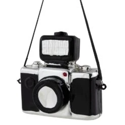 Northlight 4" Black Retro Camera Glass Christmas Ornament 13 Northlight 4" Black Retro Camera Glass Christmas Ornament -Northlight Shop 152782464255456
