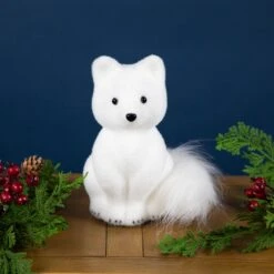 Northlight Sitting Artic Fox Pup Christmas Figurine - 7.5" White 17 Northlight Sitting Artic Fox Pup Christmas Figurine - 7.5" White -Northlight Shop 157457278086032 2