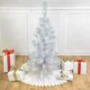 Northlight Pre-Lit Medium Rockport White Pine Artificial Christmas Tree - 3' - Clear Lights