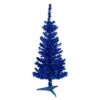 Northlight Artificial Tinsel Christmas Tree - Deep Blue - 4' - Unlit -Northlight Shop 161091212123488