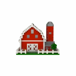 Mini Building Blocks - Farm Series - Barn With Fence -Northlight Shop 165513089933680 2