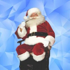 Men's Crimson Santa Suit With Jacket, Pants, Belt, Hat And Boot Tops Included 21 Men's Crimson Santa Suit With Jacket, Pants, Belt, Hat And Boot Tops Included -Northlight Shop 167328654965680