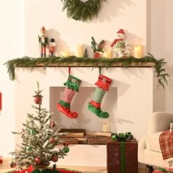 9FT Lighted Artificial Christmas Garland 23 9FT Lighted Artificial Christmas Garland -Northlight Shop 167328959043504 1