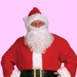 Economy Santa Suit Plus Size, Red Velour Jacket Pants Hat Belt And Boot Tops 31 Economy Santa Suit Plus Size, Red Velour Jacket Pants Hat Belt And Boot Tops -Northlight Shop 167329742953392 1