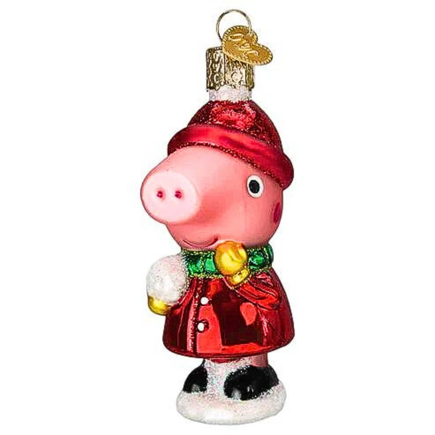 Old World Christmas 4.0 Inch Peppa Pig With Snowball Christmas Tree Ornament , Cartoon Children's Series Pink 9 Old World Christmas 4.0 Inch Peppa Pig With Snowball Christmas Tree Ornament , Cartoon Children's Series Pink - Image 7