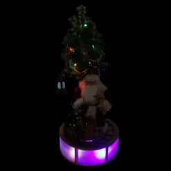 Northlight LED Lighted Musical Santa Claus With Rotating Train Christmas Decoration - 48" Red 8 Northlight LED Lighted Musical Santa Claus With Rotating Train Christmas Decoration - 48" Red -Northlight Shop 16943082486752