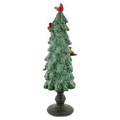Northlight Glittered Christmas Tree With Cardinals Decoration - 8.75" - Green And Red 13 Northlight Glittered Christmas Tree With Cardinals Decoration - 8.75" - Green And Red -Northlight Shop 172163311158496
