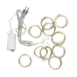 300 LED Curtain Lights Copper Wire Warm White -Northlight Shop 175623163004624 1