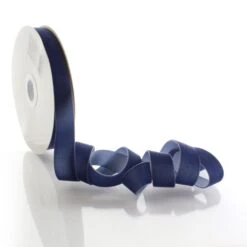 1" Velvet Ribbon (5yd & 25yd Spool Lengths) Navy -Northlight Shop 183188994754768 1