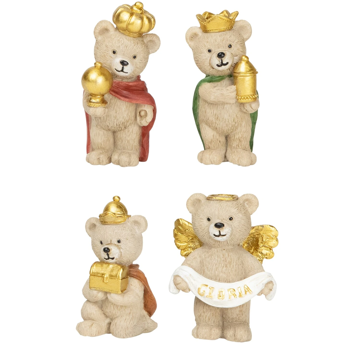 Northlight Bears Christmas Nativity Set - 4.5" - 8-Piece Multi 8 Northlight Bears Christmas Nativity Set - 4.5" - 8-Piece Multi - Image 6