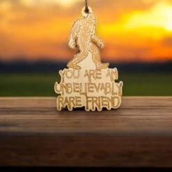 Ornament - You Are An Unbelievably Rare Friend - Raw Wood 5x3in 27 Ornament - You Are An Unbelievably Rare Friend - Raw Wood 5x3in -Northlight Shop 183190001120464 1