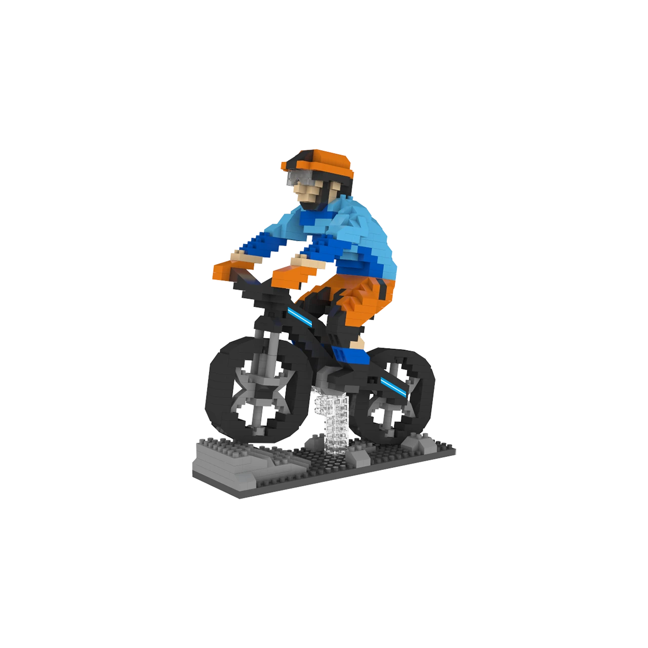 Mini Building Blocks - Mountain Biker 5 Mini Building Blocks - Mountain Biker - Image 3