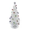 Roman 12.25 In Lighted Swirl Tree With Light Strand Christmas Figurine , Lighted Christmas Decor Clear