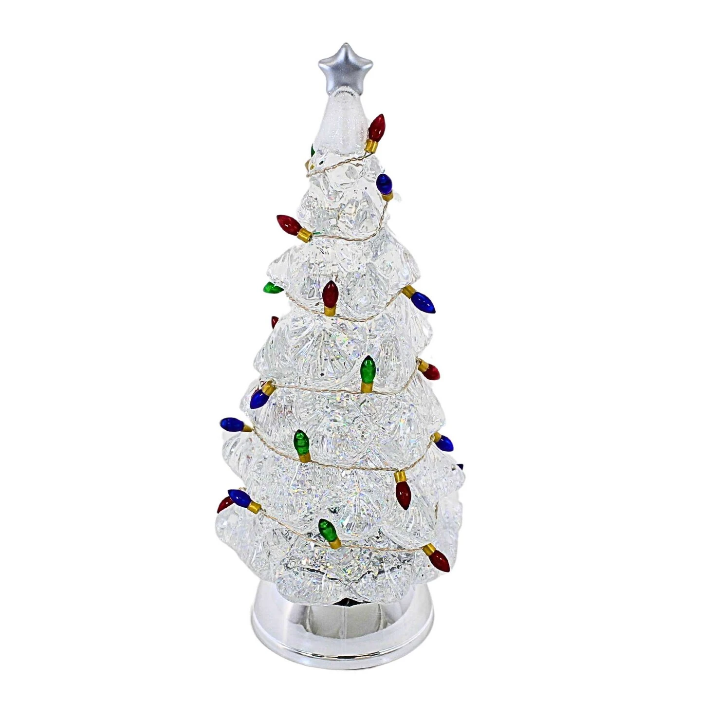 Roman 12.25 In Lighted Swirl Tree With Light Strand Christmas Figurine , Lighted Christmas Decor Clear 9 Roman 12.25 In Lighted Swirl Tree With Light Strand Christmas Figurine , Lighted Christmas Decor Clear - Image 7