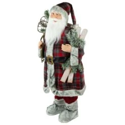 Northlight Alpine Santa Claus With Snowshoes And Skis Christmas Figure - 36" Red 12 Northlight Alpine Santa Claus With Snowshoes And Skis Christmas Figure - 36" Red -Northlight Shop 197699306407136